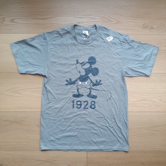 Mickey Mouse 1928 Retro Pose - New Medium Slate Gray T-Shirt - Picture 4 of 4